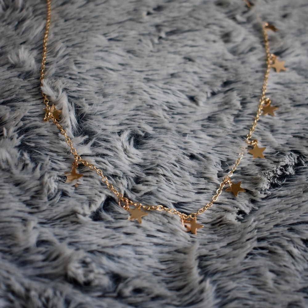 Gold star necklace 24 hour sale 6/24